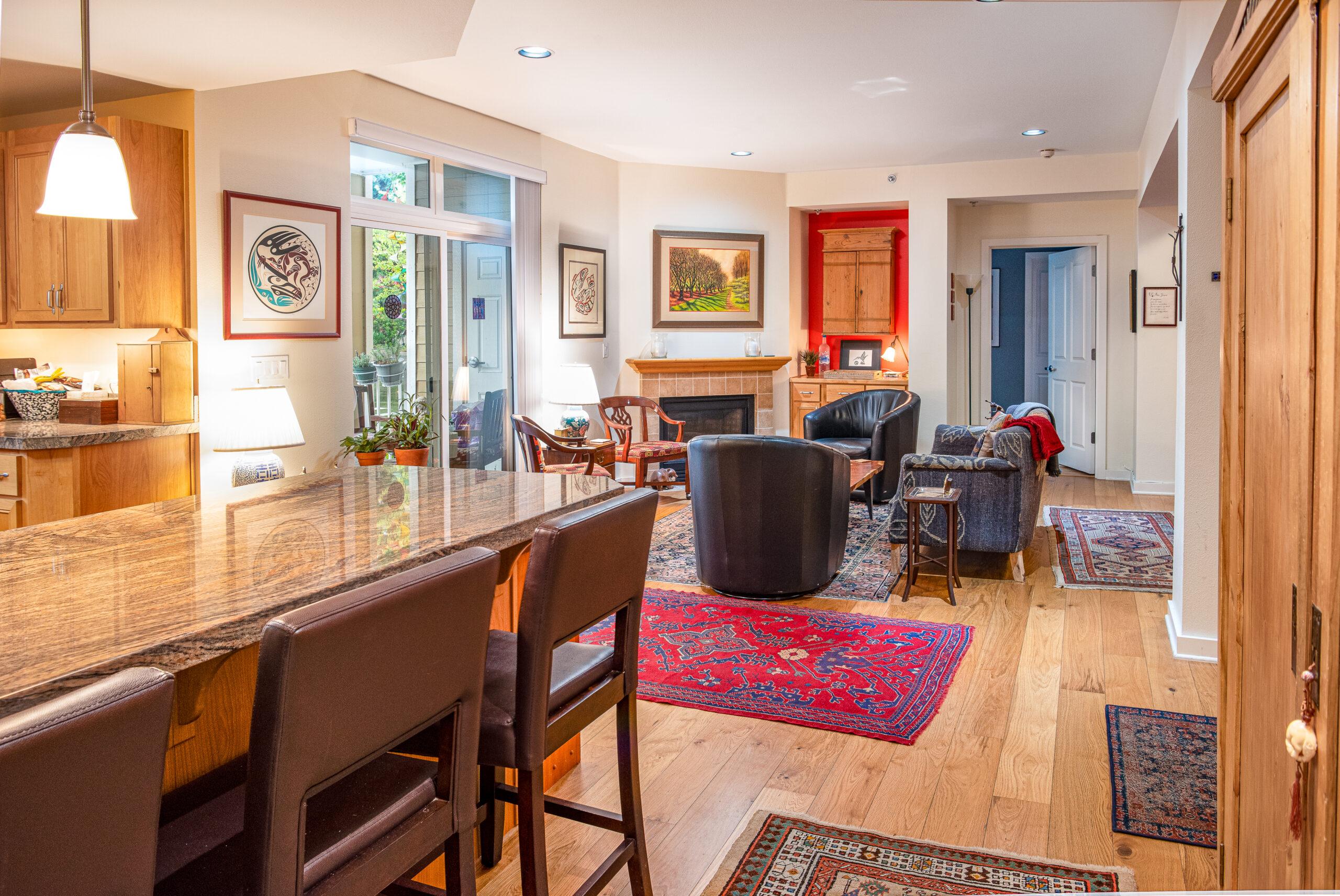 Three Bedroom Floor Plan - Living Space